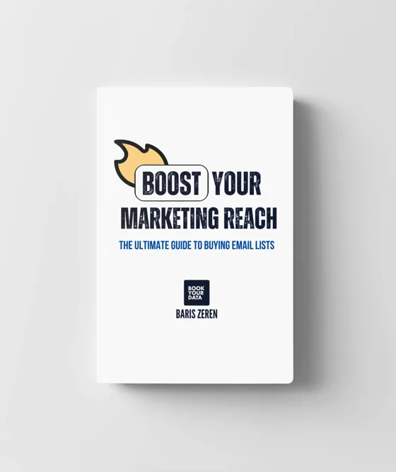 Cover of The Ultimate Guide to Buying Email Lists by Baris Zeren